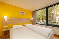 Schlafzimmer eines Comfort-Bungalows